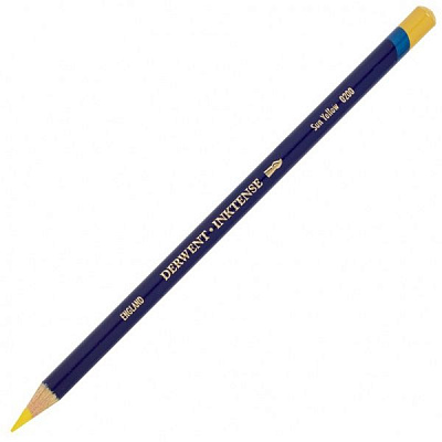 Олівець чорнильний Inktense 0200 Жовтий сонячний Derwent