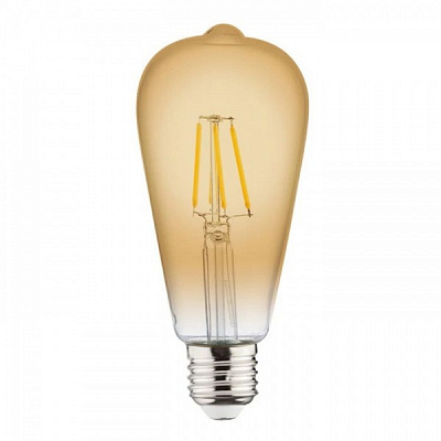 Лампа світлодіодна HOROZ ELECTRIC 6 Вт E27 2200 К 220 В прозора 001-029-0006-010