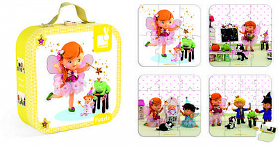 Набор пазлов Janod Мила играет у фею J02871