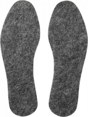 Стельки для обуви из войлока и фольги Comfort Textile Group 42 темно-серый