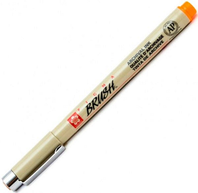 Лінер-пензлик PIGMA Brush Sakura оранжевий