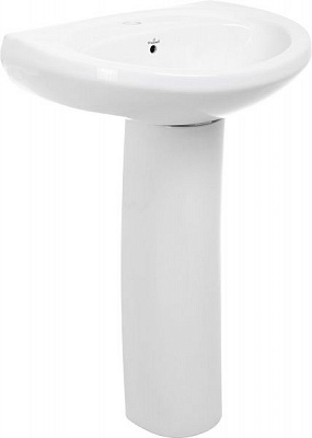 Умывальник Dynamic с пьедесталом 22х16