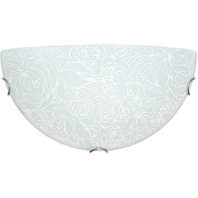 Светильник настенный Декора НББ Розетта-2 1/2 1x60 Вт E27 белый 24311 W 