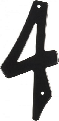 Цифра алюміній чорний 105 мм Larvij LN2-AL105-MB #4