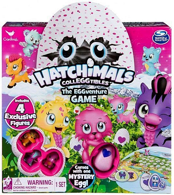 Игра настольная Spin Master Приключения Hatchimals с четырьмя эксклюзивными фигурками SM98234/6039474