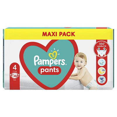 Підгузки-трусики Pampers Pants Розмір 4 (9-15 кг)