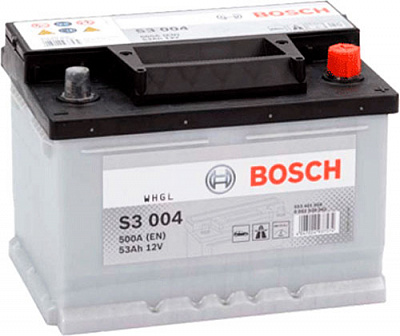 Акумулятор автомобільний Bosch S3 41 53Ah 500A 12V 0 092 S30 041 «+» праворуч (0 092 S30 041)