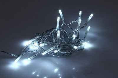Электрогирлянда линейная Koopman встроенный светодиод (LED) 20 ламп 2 м (AX9800020)