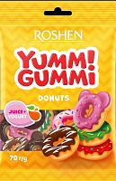 Цукерки желейні Roshen Yummi Gummi Donuts 70 г 