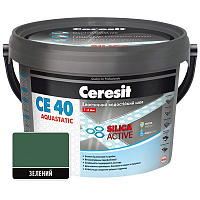 Фуга Ceresit СЕ 40 Aquastatic № 70 2 кг зелений