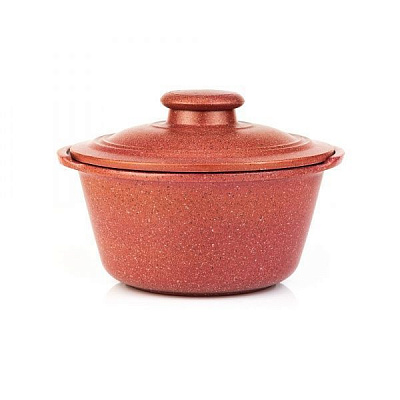 Кастрюля керамическая 1,2 л гранит сливовый V101