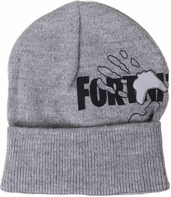 Шапочка детская для девочки Kraft+ 1001 р.52-54 серый меланж 