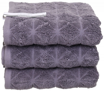 Полотенце махровое Vente 50x90 см темно-серый Karna 