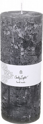 Свеча С10 10х25 см сине-серый Candy Light