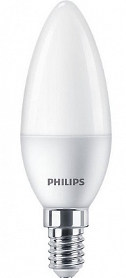 Лампа светодиодная Philips 5 Вт B35 матовая E14 90-240 В 929002968837/2 