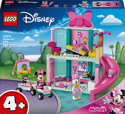 Конструктор LEGO Disney Отель Минни для домашних питомцев 43274