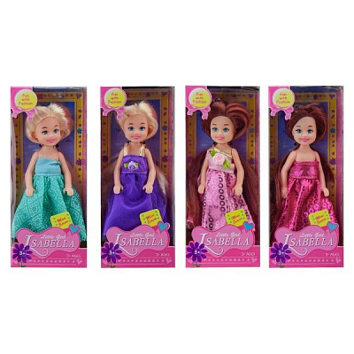 Кукла маленькая Isabella YL1600-B 4 вида в ассортименте