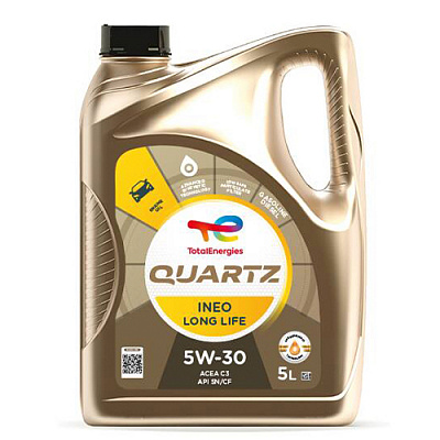 Моторное масло синтетическое Total Quartz Ineo Long Life 5W-30 5 л (TL 5W30 QI LL 5L)
