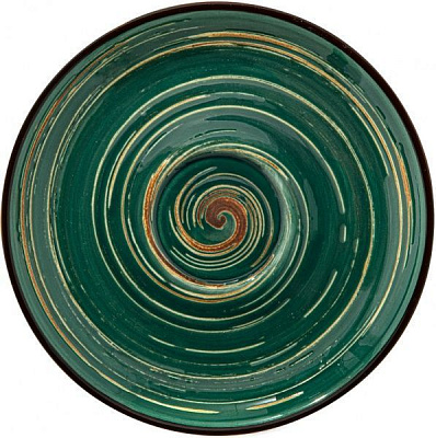 Блюдце Spiral Green 15 см WL-669536/B Wilmax