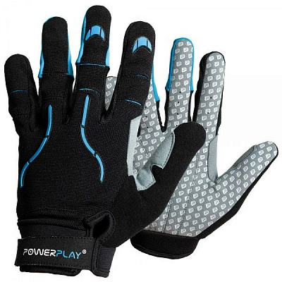 Велоперчатки PowerPlay PP_6662_XXL_Cyan 