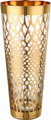 Ваза декорована Snake 13,2х30 см золото Combi