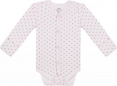 Боди для девочки Sasha р.74 белый 