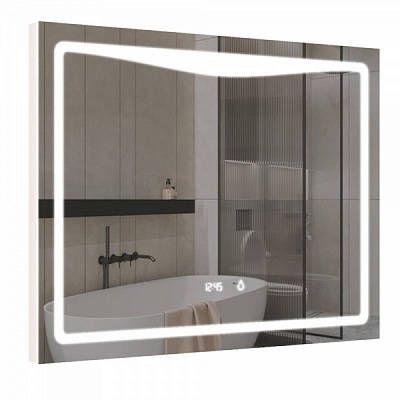 Дзеркало з вбудованим підсвічуванням Aquarius Савойя 70 білий