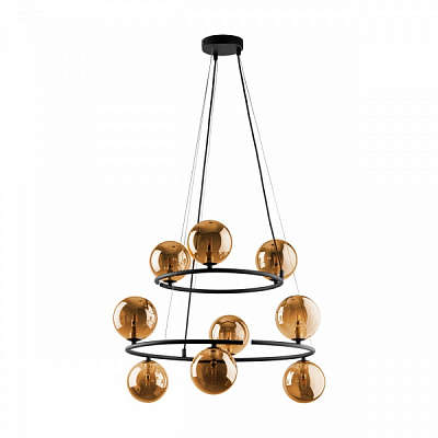 Люстра TK Lighting ANABELLE 6908 9xG9 янтарный 