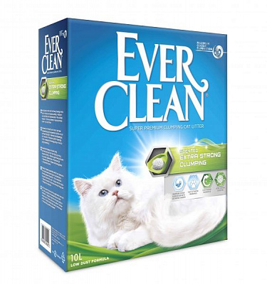 Наполнитель для кошачьего туалета Ever Clean Экстра сила с ароматом 10 л