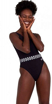 Купальник Speedo BELTED_DEEP_U-BK_1PC_AF 8-123630001 р.40 чорний