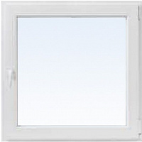 Вікно поворотно-відкидне OpenTeck Standard 60 600x600 мм праве 