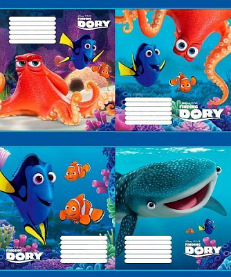 Зошит шкільний У пошуках Дорі 12 аркушів у клітинку Міцар+