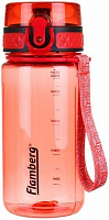 Пляшка для води Energy 500 мл червона Flamberg
