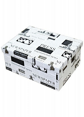 Коробка подарочная прямоугольная Лондон 29х22х12 см