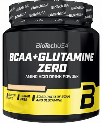 Аминокислоты BioTech BCAA + Glutamine Zero Biotech апельсин 480 г 
