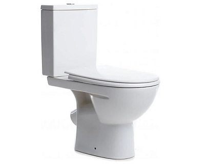 Унитаз-компакт Kolo Status косой выпуск с крышкой Duroplast 2396050UA