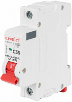 Автоматический выключатель E.NEXT e.mcb.stand.60.1.C6, 1р, 6А, C, 6кА s002106