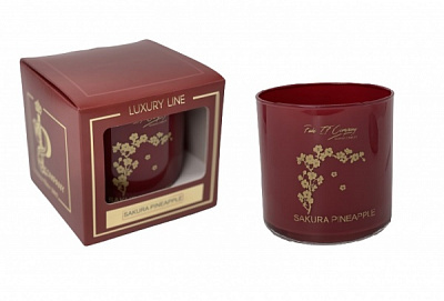 Свеча ароматическая Pako-If Luxury Line (М) Сакура-ананас 420 г 