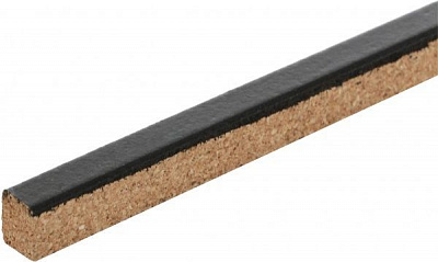 Компенсатор для пола пробковый Corksill гибкий 9,5х15x900 мм венге 
