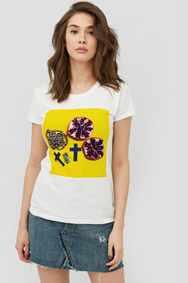 Футболка YAPPI WW1092 р.S белый