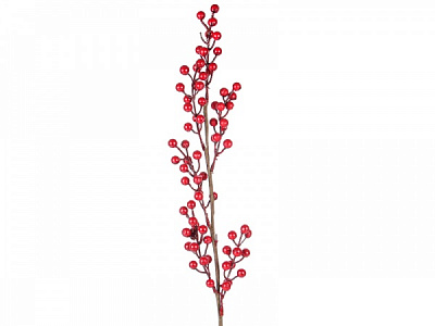 Веточка декоративная Ягодки красные 60 см 801-011 Malevaro