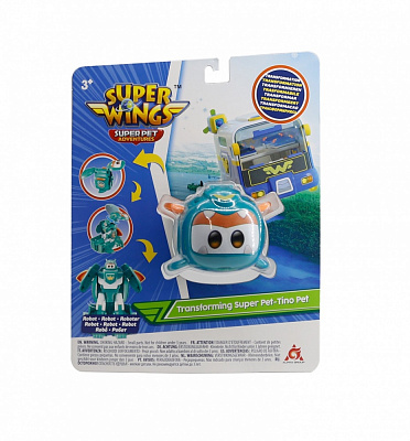 Фигурка коллекционная Transforming Super Pet Тино любимец (Tino pet) EU770643