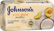 Мило Johnson's Vita-Rich СМУЗІ з йогуртом, кокосом і екстрактом персика 125 г 125 г