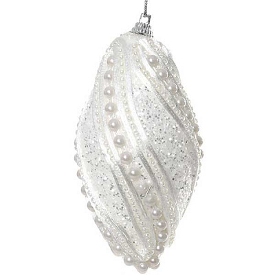 Игрушка новогодняя Свадебная SDC74360W 60 мм