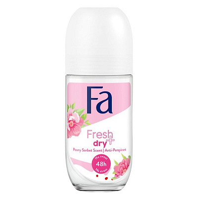 Антиперспірант для жінок Fa Fresh&Dry з ароматом півонії сорбет 50 мл