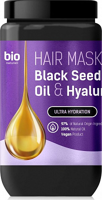 Маска для волос BION Увлажнение и восстановление Black Seed Oil & Hyaluronic Acid 946 мл