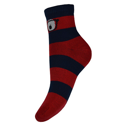 Носки для девочек Легка хода 9226 р. 18–20 красный с черными вставками