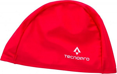 Шапочка для плавания TECNOPRO Cap SILicone X 275974-257 one size красный