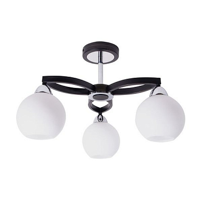 Светильник потолочный Altalusse Светильник Altalusse INL-9268C-03 венге, Е27 3Х40Вт 40 Вт черный INL-9268C-03 Chrome & Dark wen 