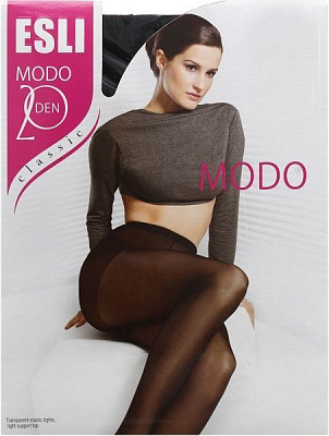 Колготки ESLI MODO 20 den nero р. 5 чорний